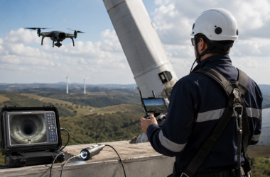 inspeção com drone e videoscopia​